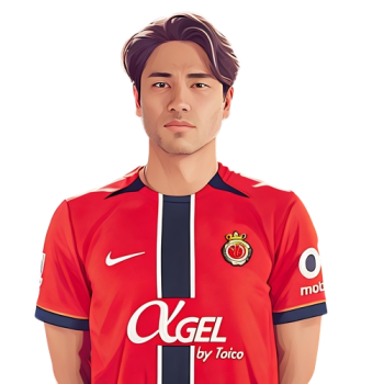 Takuma Asano player cartoon