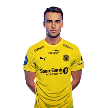 Odin Bjørtuft player cartoon