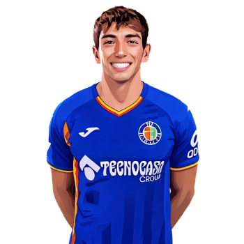 Mario Martín player cartoon