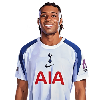 Destiny Udogie player cartoon