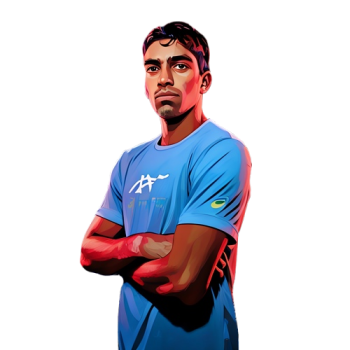 Nishesh Basavareddy player cartoon