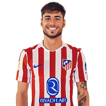 Carlos Martín player cartoon