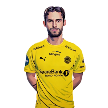 Ole Didrik Blomberg player cartoon