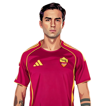Paulo Dybala player cartoon