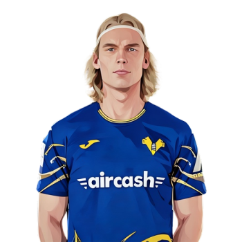 Andrias Edmundsson player cartoon