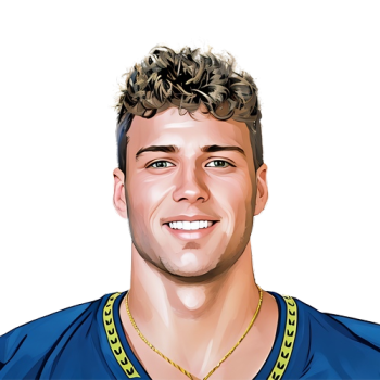 AJ Barner player cartoon