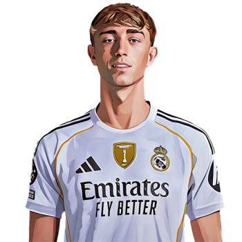 Dean Huijsen player cartoon