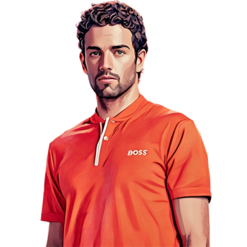 Matteo Berrettini player cartoon
