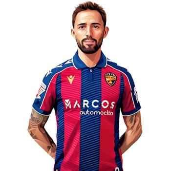 Jose Luis Morales player cartoon