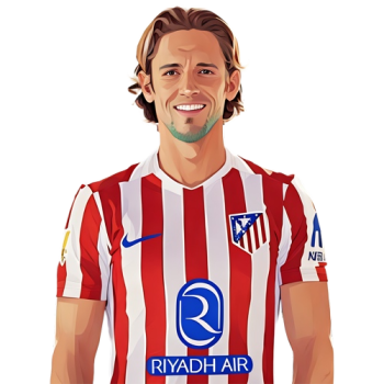 Marcos Llorente player cartoon