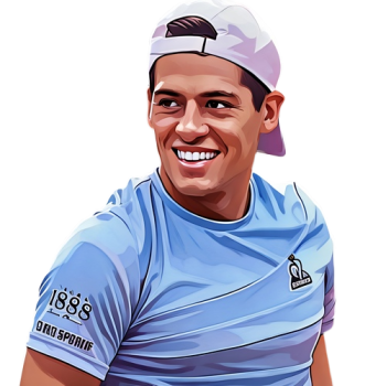 Sebastian Baez player cartoon