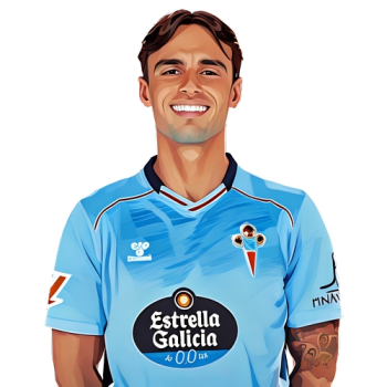 Miguel Román player cartoon