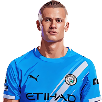 Erling Haaland player cartoon