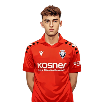 Aimar Oroz player cartoon