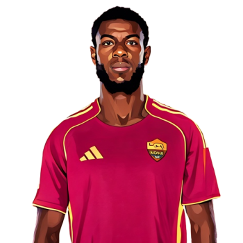 Evan Ndicka player cartoon