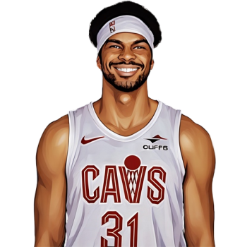 Jarrett Allen player cartoon